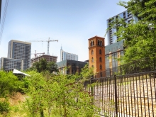 Buford Tower and New Buildings Downtown Austin