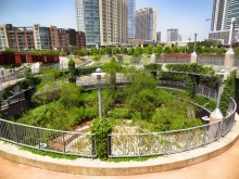 Lamar Pedestrian Bridge Circle