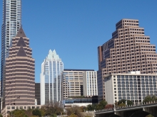 Congress Avenue at Cesar Chavez