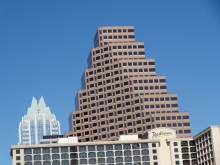 ustin Radisson Hotel with 111 Congress and Frost Bank Buildings