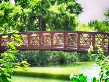 Foot Bridge over Butler Hike and Bike Trail