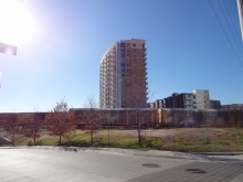 Austin Downtown Train Tracks next to Seaholm