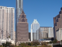 Austin's Congress Avenue North of the river