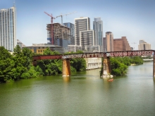 Downtown Austin Skyline - Ninja Style Kung Fu Grip Artwork