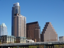 1st Street Bridge leading to Downtowwn Austin