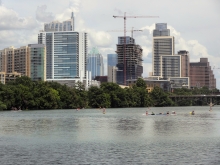 Cloudy Skies Over Downtown Austin