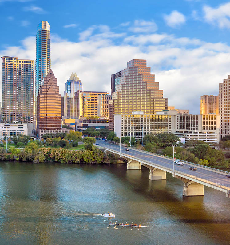 Skyline of Austin