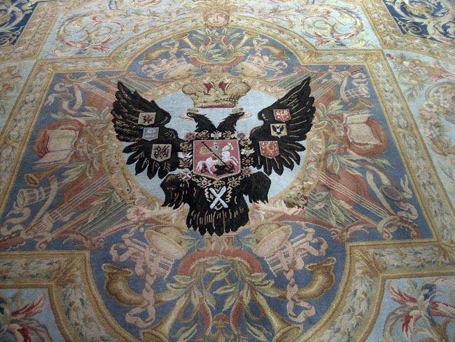 Detailed view of the Romanov Double Eagle