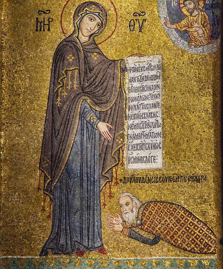 Theotokos with Admiral George