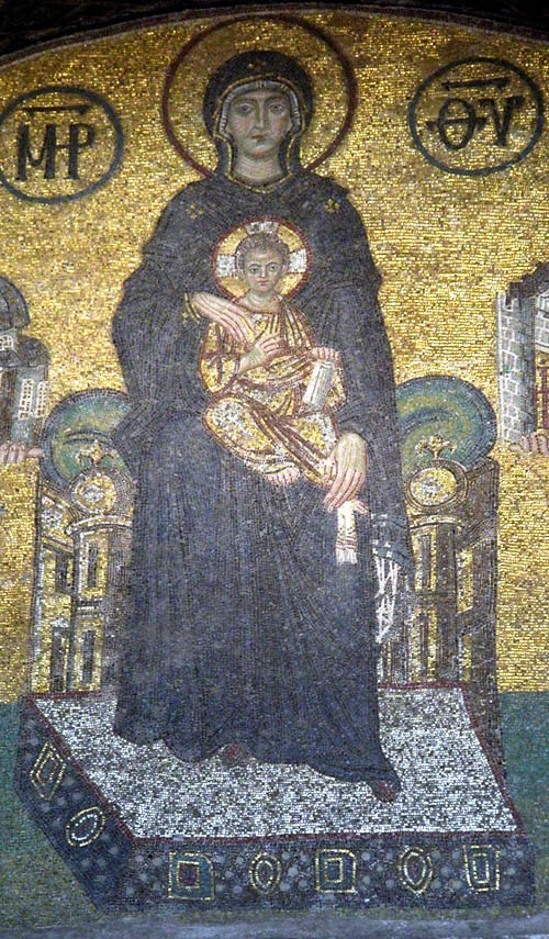 Virgin in Hagia Sophia