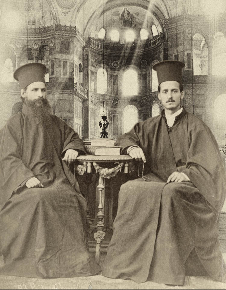 Two Priests in Hagia Sophia