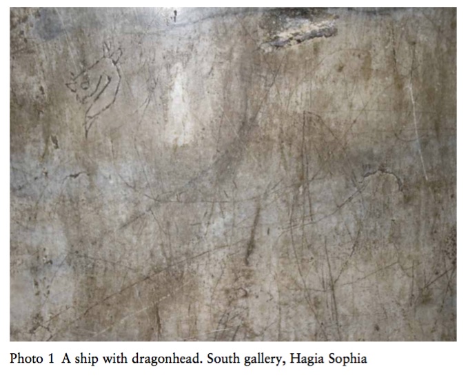 Photo of Hagia Sophia graffiti