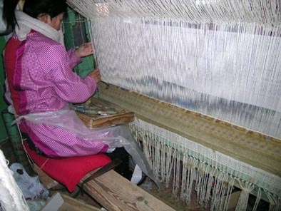 The Weavers making the Romanov Carpet